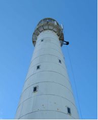 The Cape Point Lighthouse high in the sky